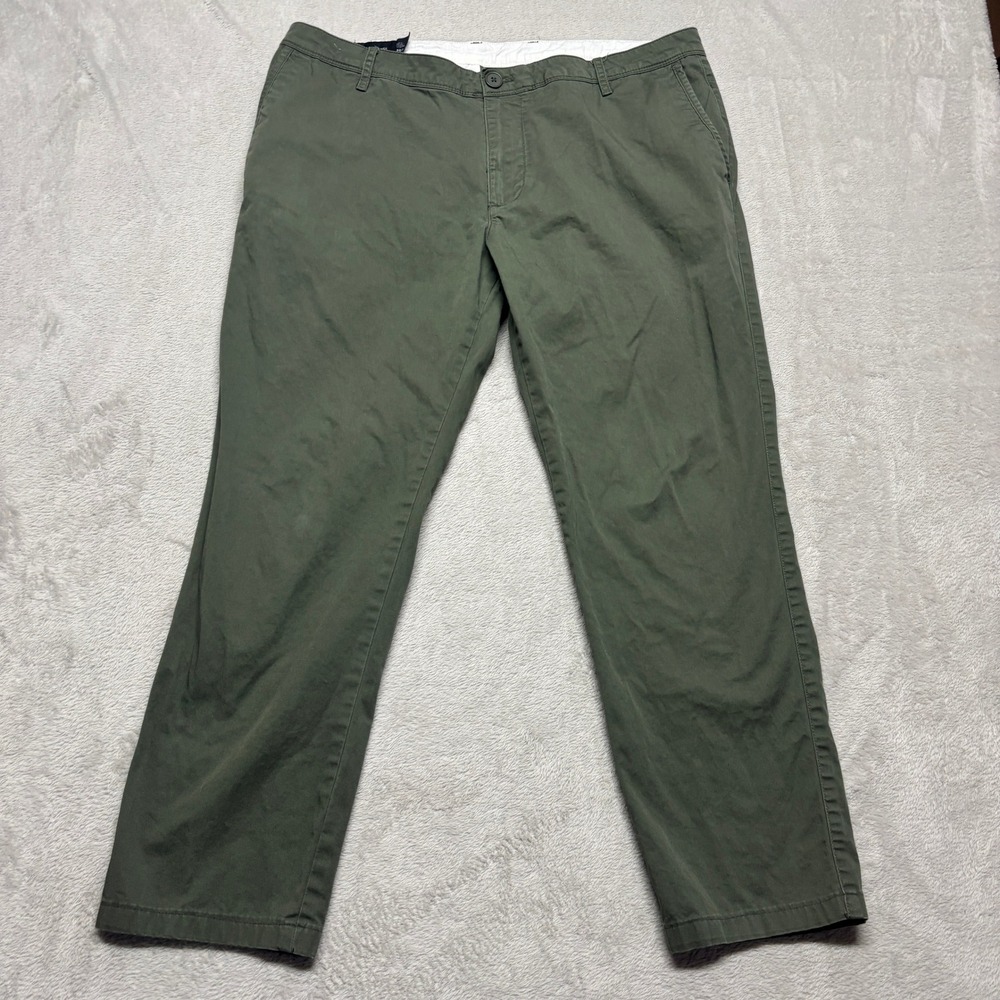 Armani Exchange Pants Mens 38x28 P45 Slim Fit 8NZP45 ZNT3Z Olive Green Chino EUC